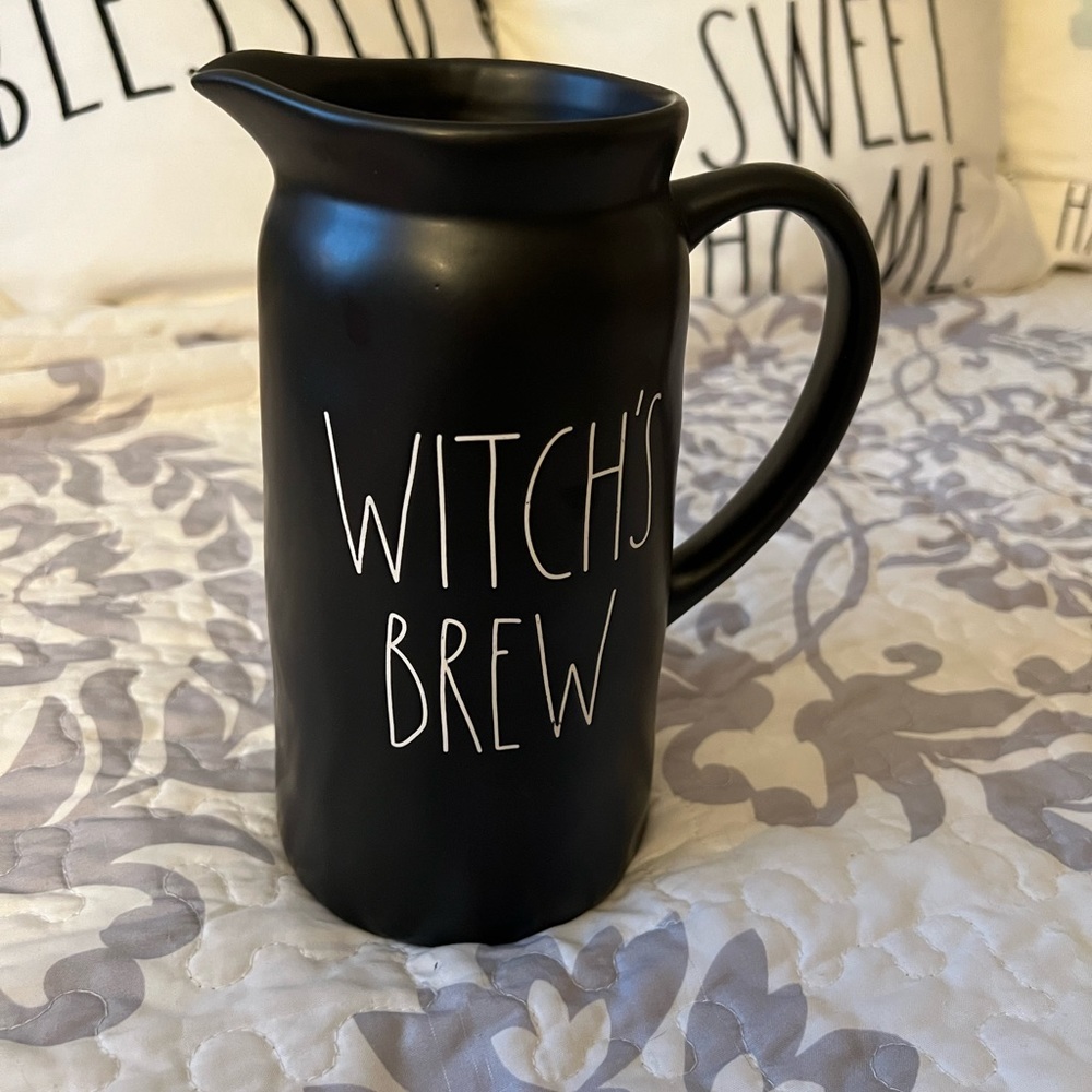 Rae Dunn Witch’s Brew Black Pitcher